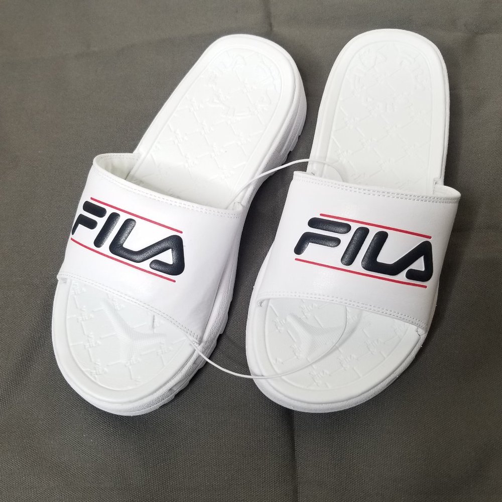 Fila Disruptor Bold Slides White NWT - Picture 7 of 7